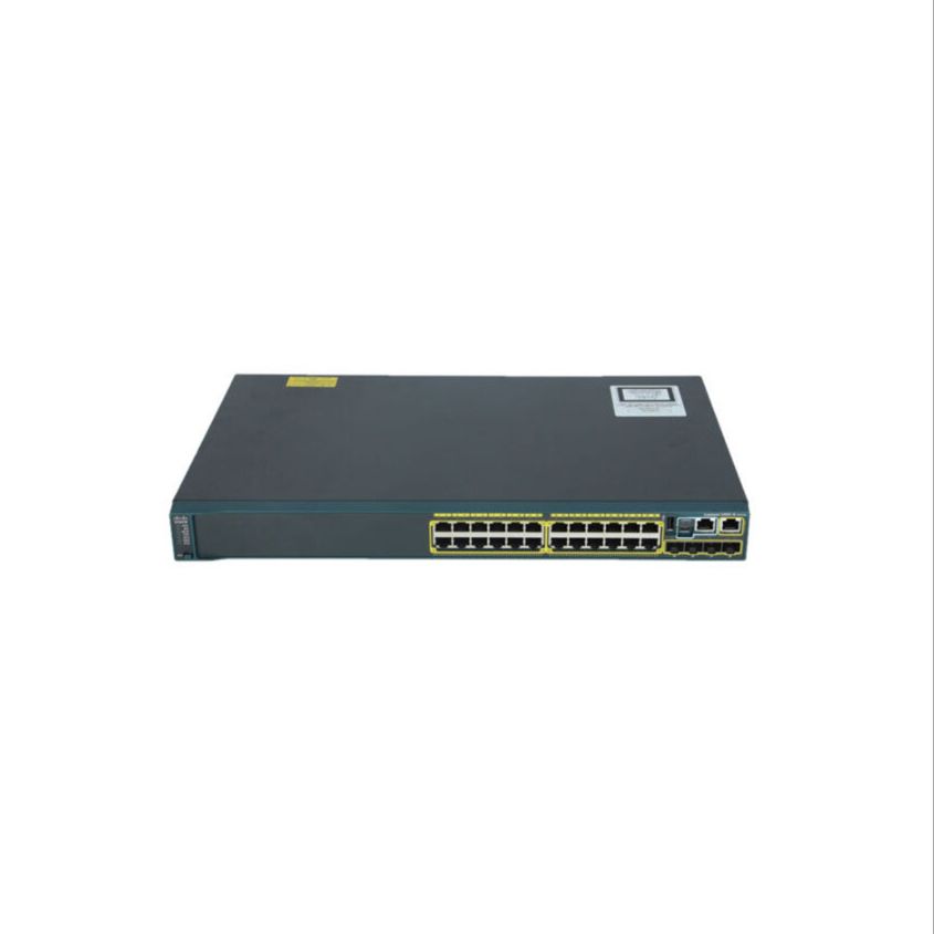 سوئیچ شبکه سوییچ 24 پورت POE سیسکو مدل WS-C2960S-24PS-L